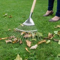 Kent & Stowe Stainless Steel Long Handled Lawn & Leaf Rake -Greentide Garden Store 1002010 2