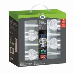 Smart Solar Crystal Glass Solar Stake Light - 4 Pack -Greentide Garden Store 1011214 6