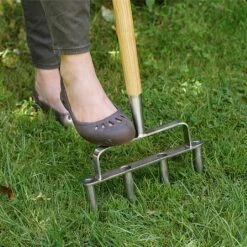 Kent & Stowe Stainless Steel 4 Prong Lawn Aerator -Greentide Garden Store 1023000 1