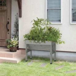 VegTrug WallHugger Small - Grey Wash (FSC 100%) -Greentide Garden Store 1028265 2