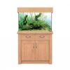 Aqua One Oak Style 145 Aquarium & Cabinet - Oak Effect -Greentide Garden Store 1051443