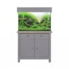 Aqua One Oak Style 145 Aquarium & Cabinet - Flint Grey -Greentide Garden Store 1052873