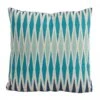 Bramblecrest Harlequin Blue Square Scatter Cushion -Greentide Garden Store 1057246