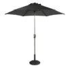 Supremo Grey 2.5m Riviera Deluxe Parasol -Greentide Garden Store 1058279