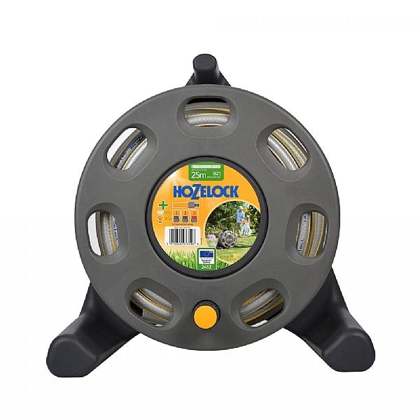 Hozelock Compact Reel With 25m Multi-purpose Hose & Nozzle 3 Hozelock Compact Reel With 25m Multi-purpose Hose & Nozzle