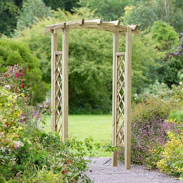Zest Starlight Wooden Garden Arch 3 Zest Starlight Wooden Garden Arch