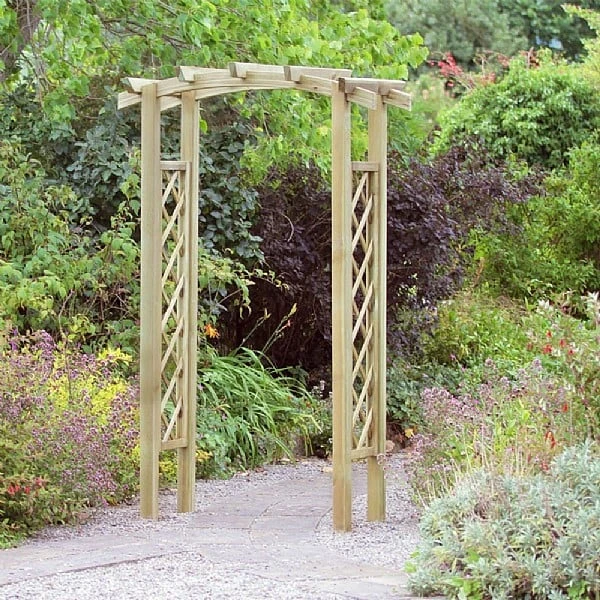 Zest Starlight Wooden Garden Arch 4 Zest Starlight Wooden Garden Arch - Image 2
