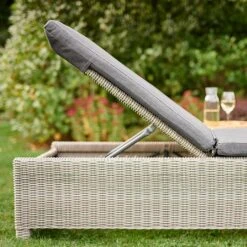 Kettler Palma White Wash Lounger With Cushion 8 Kettler Palma White Wash Lounger With Cushion -Greentide Garden Store 1105199 1