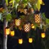 Cool Flame Solar String Lights - Set Of 10 -Greentide Garden Store 1133493