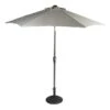 Supremo French Grey 2.5m Riviera Deluxe Parasol -Greentide Garden Store 1135228