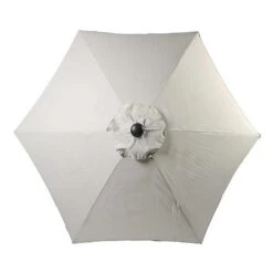 Supremo French Grey 3m Riviera Deluxe Parasol -Greentide Garden Store 1135231 2