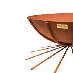 Ivyline Outdoor Metal Dakota Firebowl Rust -Greentide Garden Store 1149589 4