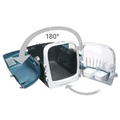 Catit Cabrio Blue & Grey Carrier -Greentide Garden Store 1152301 2