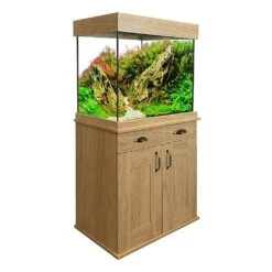 Fluval Shaker 168L Aquarium & Cabinet - Hampshire Oak -Greentide Garden Store 1152543 2