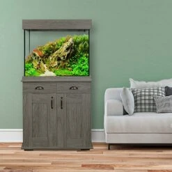 Fluval Shaker 168L Aquarium & Cabinet - Slate Grey -Greentide Garden Store 1152545 1