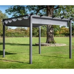 Hartman Roma 3x3m Square Pergola Grey -Greentide Garden Store 1172413 2