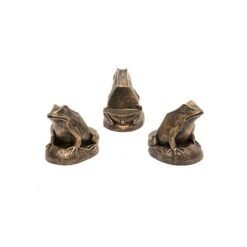 Jardinopia Plant Pot Feet Bronze Frog - Set Of 3 -Greentide Garden Store 1177294 3
