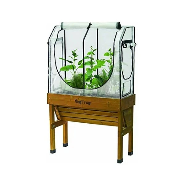 VegTrug Small WallHugger Greenhouse Frame & Multi Cover Set 4 VegTrug Small WallHugger Greenhouse Frame & Multi Cover Set - Image 2