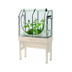 VegTrug Small WallHugger Greenhouse Frame & Multi Cover Set 7 VegTrug Small WallHugger Greenhouse Frame & Multi Cover Set -Greentide Garden Store 1187443 2