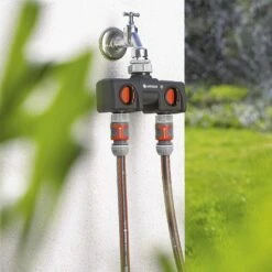 Gardena Twin-Tap Connector -Greentide Garden Store 1206516 2