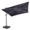 Hartman Pacific 2.7m Square Cantilever Parasol - Dark Grey -Greentide Garden Store 1207177