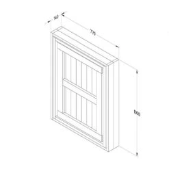 Forest Fold Down Wall Garden Bar -Greentide Garden Store 1227077 6