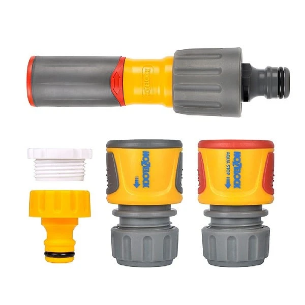 Hozelock 3in1 Nozzle Plus & Fittings Starter Set 3 Hozelock 3in1 Nozzle Plus & Fittings Starter Set