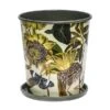 Kew Botanical Retreat Planter With Saucer 16cm -Greentide Garden Store 1227745