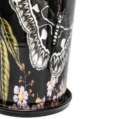 Kew Eclectic Orangery Planter With Saucer 16cm -Greentide Garden Store 1227767 2