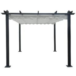 Salamanca 3x4m Grey Gazebo -Greentide Garden Store 1229453 2