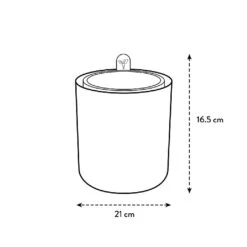 Elho Bouncy Basil Herb Pot Toffee Terracotta -Greentide Garden Store 1230811 6