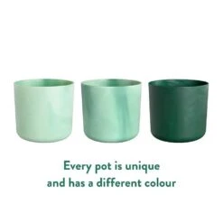 Elho The Ocean Collection Round Pot 22cm Pacific Green 12 Elho The Ocean Collection Round Pot 22cm Pacific Green -Greentide Garden Store 1230823 5
