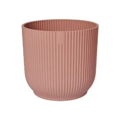 Elho Vibes Fold Round Planter 22cm Delicate Pink 12 Elho Vibes Fold Round Planter 22cm Delicate Pink -Greentide Garden Store 1230824 5