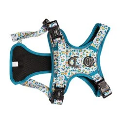 Pawsome Paws Boutique Blue Leopard Print ToughTrails Harness - Large -Greentide Garden Store 1252615 2