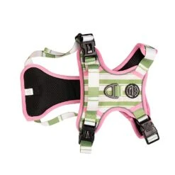Pawsome Paws Boutique Green Striped ToughTrails Harness - Large -Greentide Garden Store 1252629 2