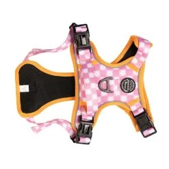Pawsome Paws Boutique Checkered Flower ToughTrails Harness - Large -Greentide Garden Store 1252692 2