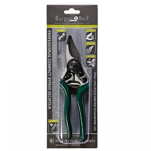 Burgon & Ball RHS Professional Compact Bypass Secateur 4 Burgon & Ball RHS Professional Compact Bypass Secateur - Image 2