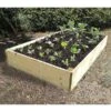 Deluxe Extra Deep Wooden Raised Vegetable Bed 1.8x.0.9mtr -Greentide Garden Store 453687