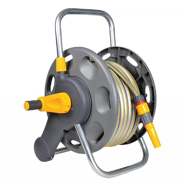 Hozelock 45m Capacity Hose Reel With 25m Hose & Fittings 3 Hozelock 45m Capacity Hose Reel With 25m Hose & Fittings