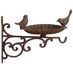 Cast Iron Bird Feeder With Bracket