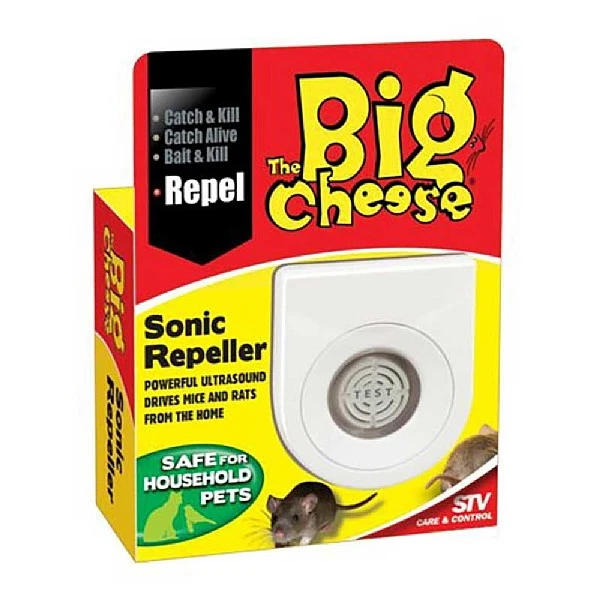 The Big Cheese Sonic Mouse & Rat Repeller 3 The Big Cheese Sonic Mouse & Rat Repeller