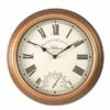 Outside In Astbury Wall Clock & Thermometer 12'' -Greentide Garden Store 913326