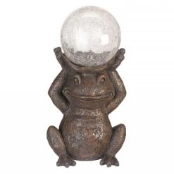 Smart Solar Gazing Frog Statue -Greentide Garden Store 925289 4