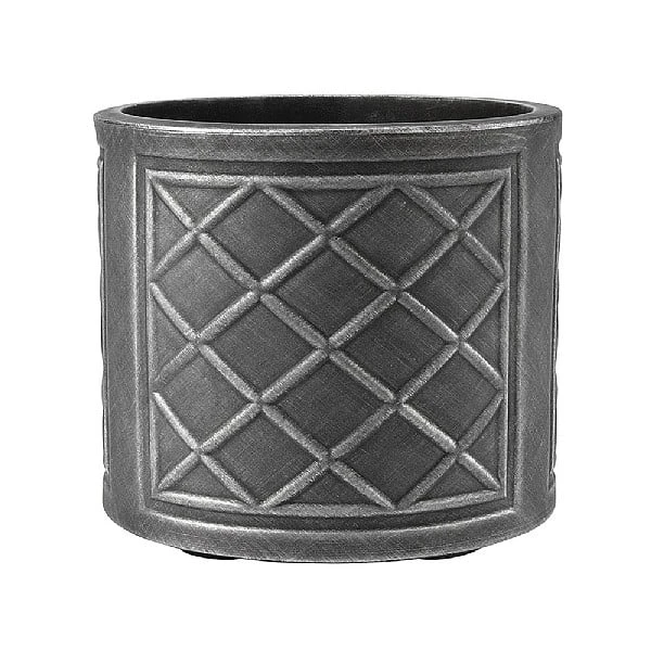Stewart Garden 44cm Lead Effect Round Planter - Pewter 4 Stewart Garden 44cm Lead Effect Round Planter - Pewter - Image 2