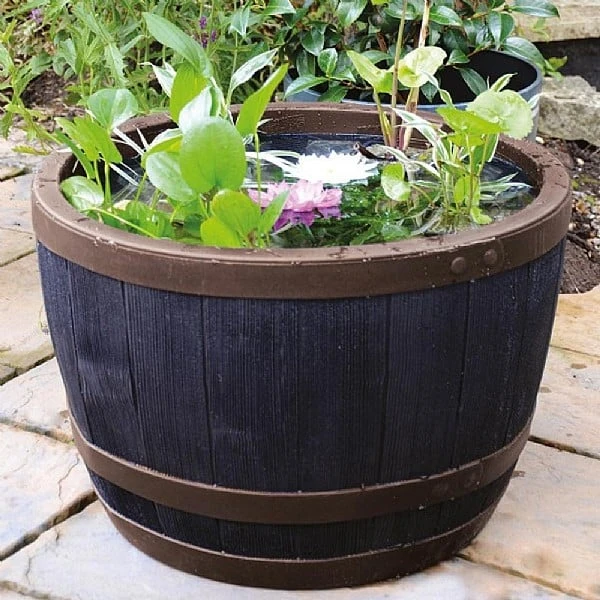 Blenheim Half Barrel Planter 61cm Copper 3 Blenheim Half Barrel Planter 61cm Copper