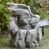 Smart Solar Rock Falls Solar Fountain -Greentide Garden Store 945202