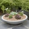 Stewart Garden Varese Low Bowl Planter 60cm - Alpine Grey 1 Stewart Garden Varese Low Bowl Planter 60cm - Alpine Grey -Greentide Garden Store 975846