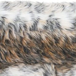 Rosewood Brown Cosy Fur Print Square Bed (Various Sizes) -Greentide Garden Store COSFURSQRB 2