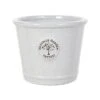 Woodlodge Edwardian White Crackle Glaze Planter -Greentide Garden Store EDWHTCRAC