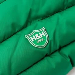 Hugo & Hudson Reversible Puffer Dog Coat Dark Green & Grey (Various Sizes) -Greentide Garden Store HHPUFFGRGY 8